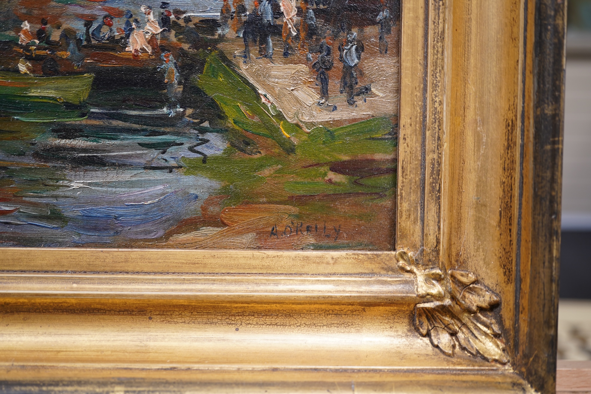 Aloysius C. O’Kelly, Irish, (1853-1936), 'Activities at the Docks'